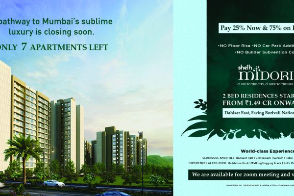 Sheth Midori New Tower Launch By Sheth Developers In Dahisar East