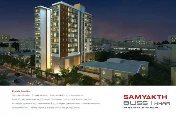 Samyakth Bliss Tower B In Khar West By Samyakth Group| P51800008134